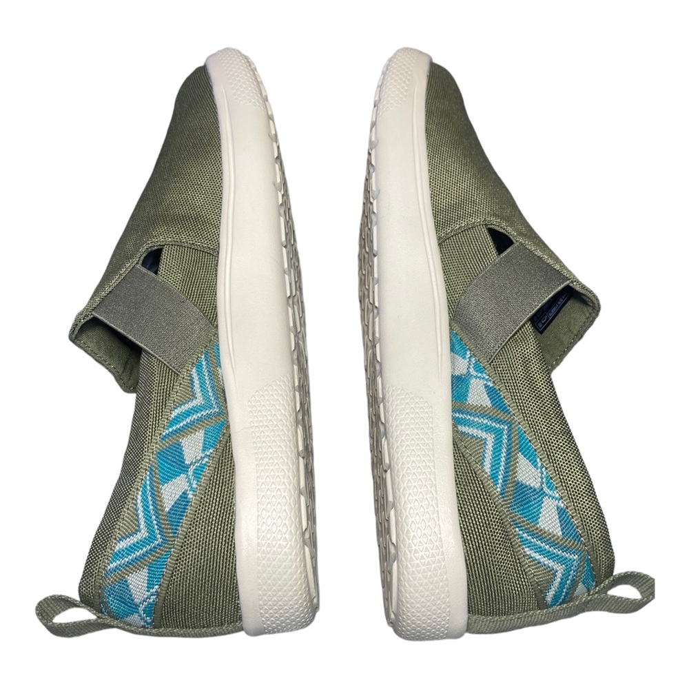 Teva Voya Olive Green Slip On Casual Shoes Flats Size 11 Women’s Comfort Shoes